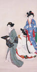 van werkende meisjes - Yamaguchi Soken — weergave van het kunstwerk
