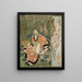 L'immortel taoïste Rin Nasei et une grue - Yashima Gakutei — ingelijst kunstwerk aan de muur
