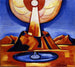 Yliaster Paracelse - Marsden Hartley — weergave van het kunstwerk