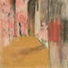 Yvonne Printemps dans L'Illusionniste étude - Édouard Vuillard — gepresenteerd in een interieur