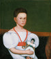 Meisje zittend - Zedekiah Belknap — weergave van het kunstwerk