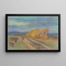 Herfstmotief - Zolo Palugyay — ingelijst kunstwerk aan de muur