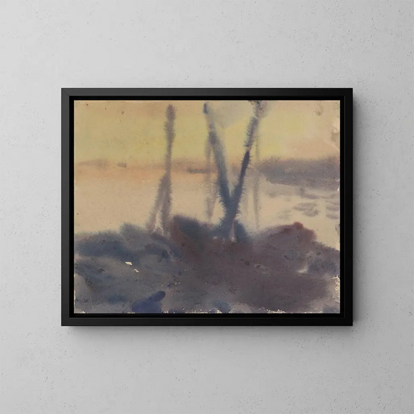 Bateaux - Zolo Palugyay — ingelijst kunstwerk aan de muur