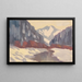 Ruisseau en hiver - Zolo Palugyay — ingelijst kunstwerk aan de muur