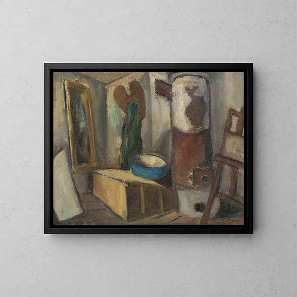 Van het atelier - Zolo Palugyay — ingelijst kunstwerk aan de muur