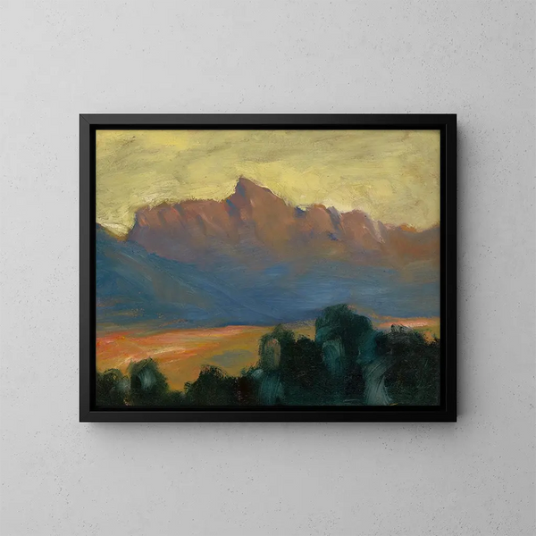 Kriv - Zolo Palugyay — ingelijst kunstwerk aan de muur