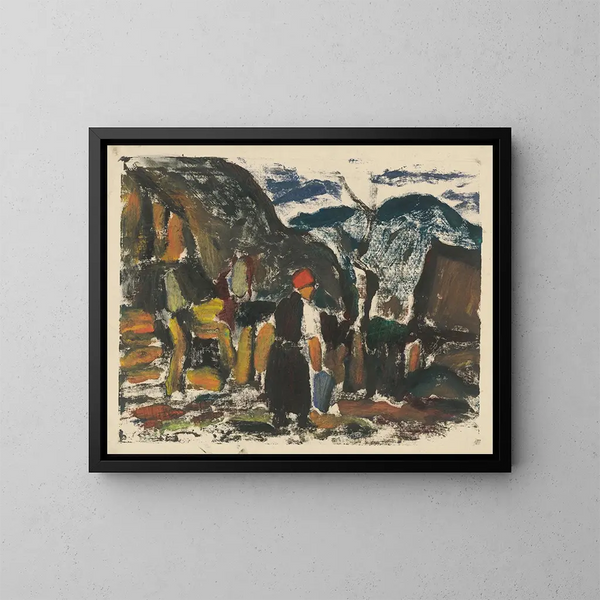 Op het water - Zolo Palugyay — ingelijst kunstwerk aan de muur