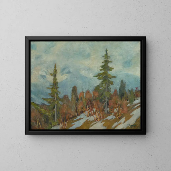 Predjarie II - Zolo Palugyay — ingelijst kunstwerk aan de muur
