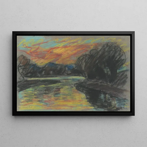 Zolo Palugyay - River in a Dark Willow Grove.webp