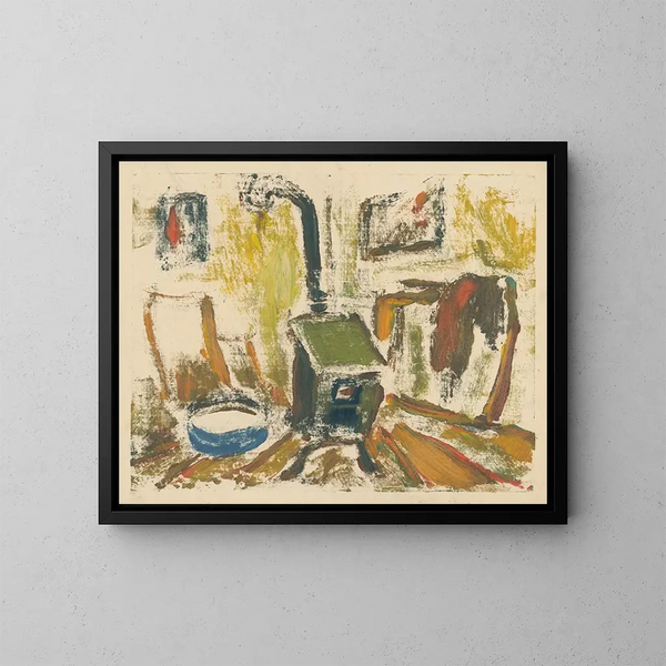 Vatelin - Zolo Palugyay — ingelijst kunstwerk aan de muur