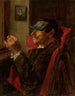 Oude vrijgezel - Zygmunt Papieski — weergave van het kunstwerk