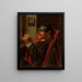 Oude vrijgezel - Zygmunt Papieski — ingelijst kunstwerk aan de muur