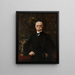 Portret van Antoni Strzaecki - Zygmunt Strzałecki — ingelijst kunstwerk aan de muur