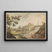 View of the Ujazdowski Church - Zygmunt Vogel — framed artwork on a wall