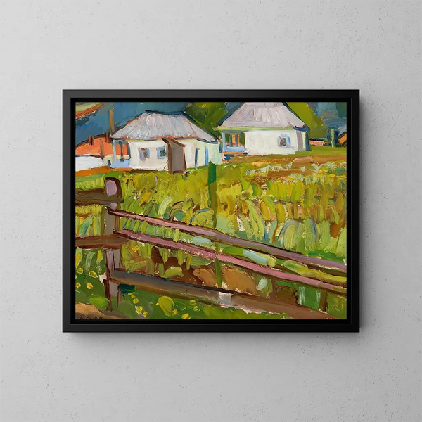 Landscape - Zygmunt Waliszewski — framed artwork on a wall