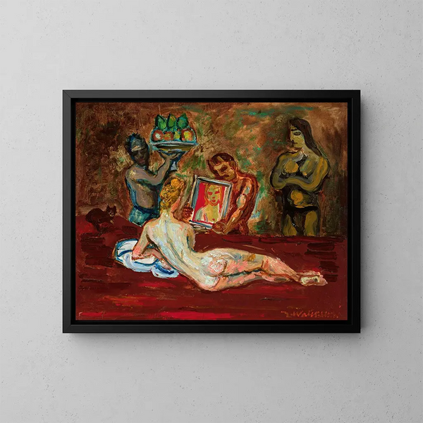 The Mirror, Tell Me - Zygmunt Waliszewski — framed artwork on a wall