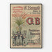 Vintage reclameposter voor porseleinen G. Boutigny