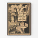 Vintage mobilizing poster on the power of the book