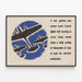 Vintage poster over water- en energiebesparing voor luchtvaartproductie — ingelijst kunstwerk aan de muur