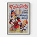 Vintage poster Place Clichy - Verdeling van boeketten uit Nice