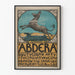 Vintage Poster Abdera Artistieke en Satirische Muurdecoratie