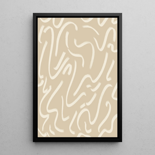 Boheemse Poster - Beige Droom