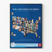 Poster Portret Amerika 2010 - Poster Wanddecoratie Diversiteit