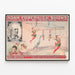 Vintage Poster Adam Forepaugh Shows en Vaidis Twin Sisters — ingelijst kunstwerk aan de muur