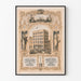 Vintage reclameposter Joseph Laing & Co - Retro wanddecoratie