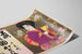 Japanse traditionele poster Kimono en vissen muurdecoratie — weergave van het kunstwerk