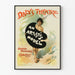 Vintage Engelse kunstposter voor Daly's Theatre - Een model van een kunstenaar