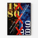 Muurposter tentoonstelling De Stad door de Jaren Amsterdam