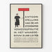 Vintage poster van de verkeerspolitie tentoonstelling Amsterdam