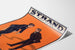 Vintage poster A Brace of Partridges, Strand Theatre, displayed on a curved sheet, perspective view.
