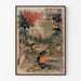 Vintageposter Cannes, Grand Hôtel des Pins, in een slank lijstje aan een lichte muur.