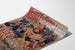 Vintage poster Neuilly, bloemenspektakel, 1894, gepresenteerd op een licht gebogen blad, perspectivische weergave.