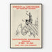 Vintage poster voor de ijzeren kunstexpositie Rijksmuseum Amsterdam