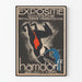 Vintage poster van de kunsttentoonstelling Gooische Schilders Vereeniging Hamdorff
