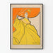 Vintage poster 'Affichette pour Odette Dulac' in Art Nouveau stijl