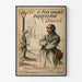 Vintage poster tegen alcoholcampagne