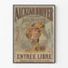 Vintage poster Alcazar d'Hiver Le Joli Mexicaan