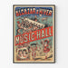 Vintage poster van Alcazar d'Hiver Music Hall Engelse troupe