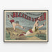 Vintage poster Alcazar d'Hiver Les Frères Lions — ingelijst kunstwerk aan de muur