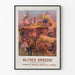 Vintage poster van landbouwmachine Alfred Grodzki
