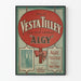 Vintage poster van de musical Algy gezongen door Vesta Tilley
