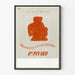 Vintage poster over borstvoeding in reliëf door Dr. Pinard