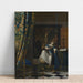 Reproductie van het schilderij Christelijke geloofsallégorie schilderij - Johannes Vermeer