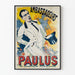 Vintage poster Ambassadeurs Paulus de populaire zanger
