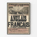 Vintage Poster van het Ambigu-Comique Theater, Engels en Frans, De Overname van Bomarsund