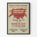 Vintage Poster Theater American Holiday Manhattan Theater